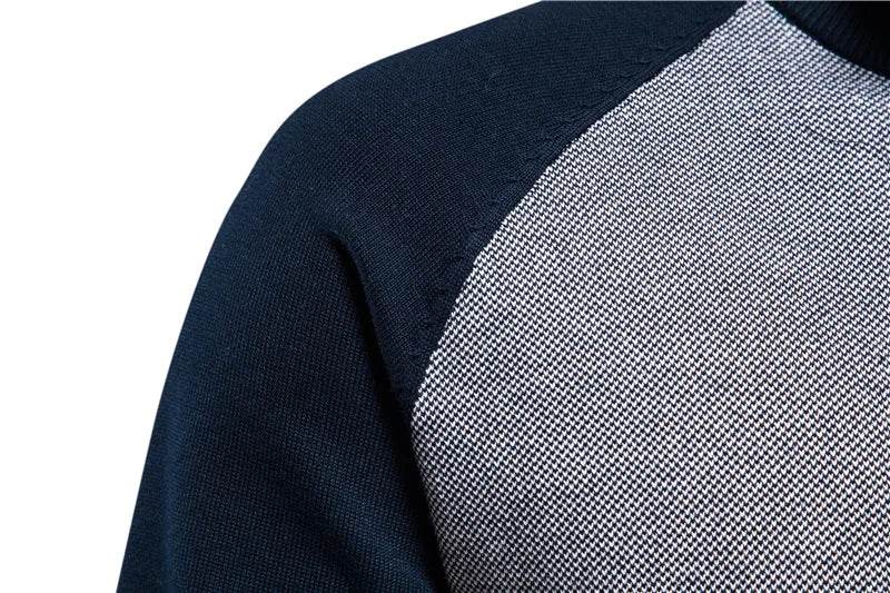 AIOPESON Spliced Cardigan Men Streetwear Casual High Quality Cotton Sweater Men Winter Fashion Brand Cardigans for Men - AIAZ