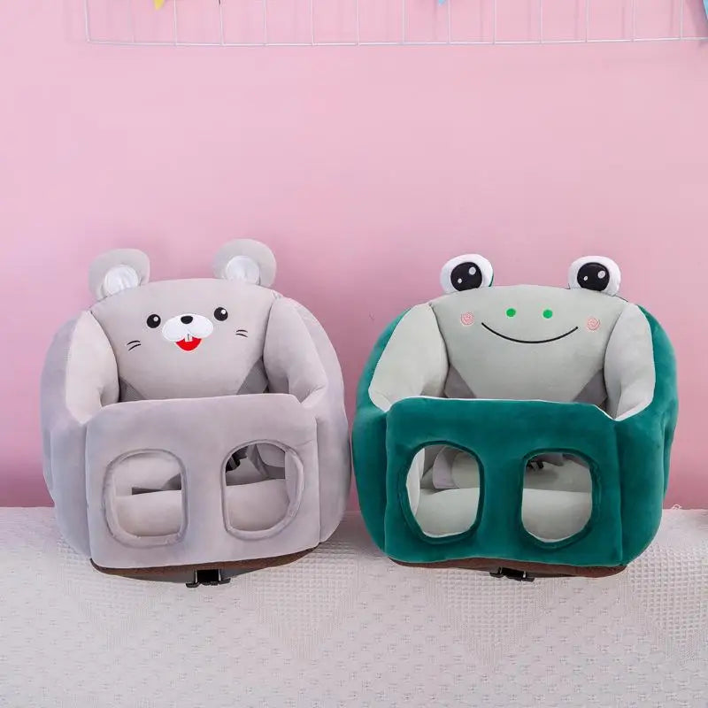 Portable Baby Learning To Sit Chair Sofa Multi-function Cartoon Kids Dining Seat Only Cover NO Filling For Toddler ChildrenLB654