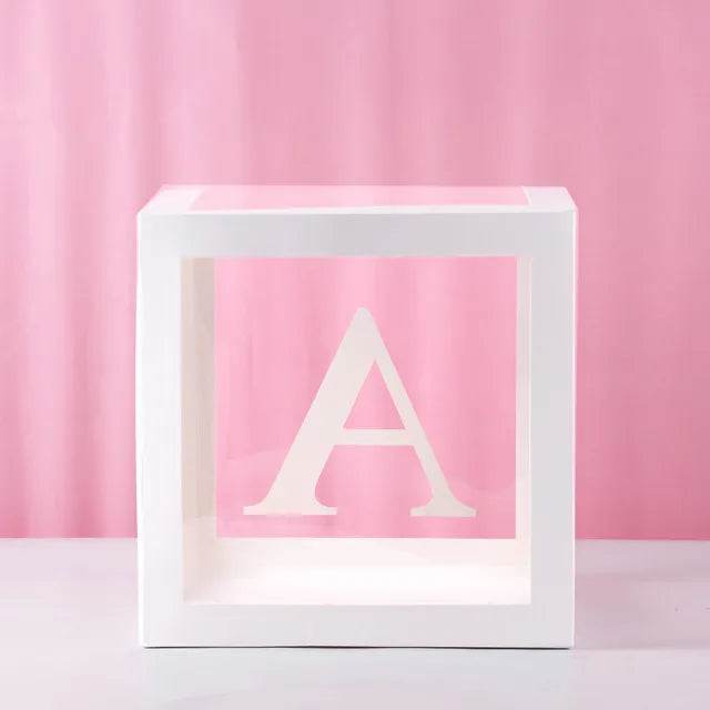 First Birthday Balloon Boxes For Party Decorations 1st Birthday Balloon Garland Decor with ONE Letter Boy Girl Baby Shower Decor - AIAZ
