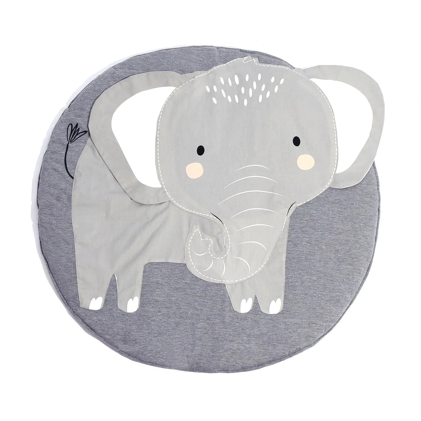 Cartoon Animals Baby Play Mats Pad Toddler Kids Crawling Blanket Round Carpet Rug Toys Mat For Children Room Decor Photo Props