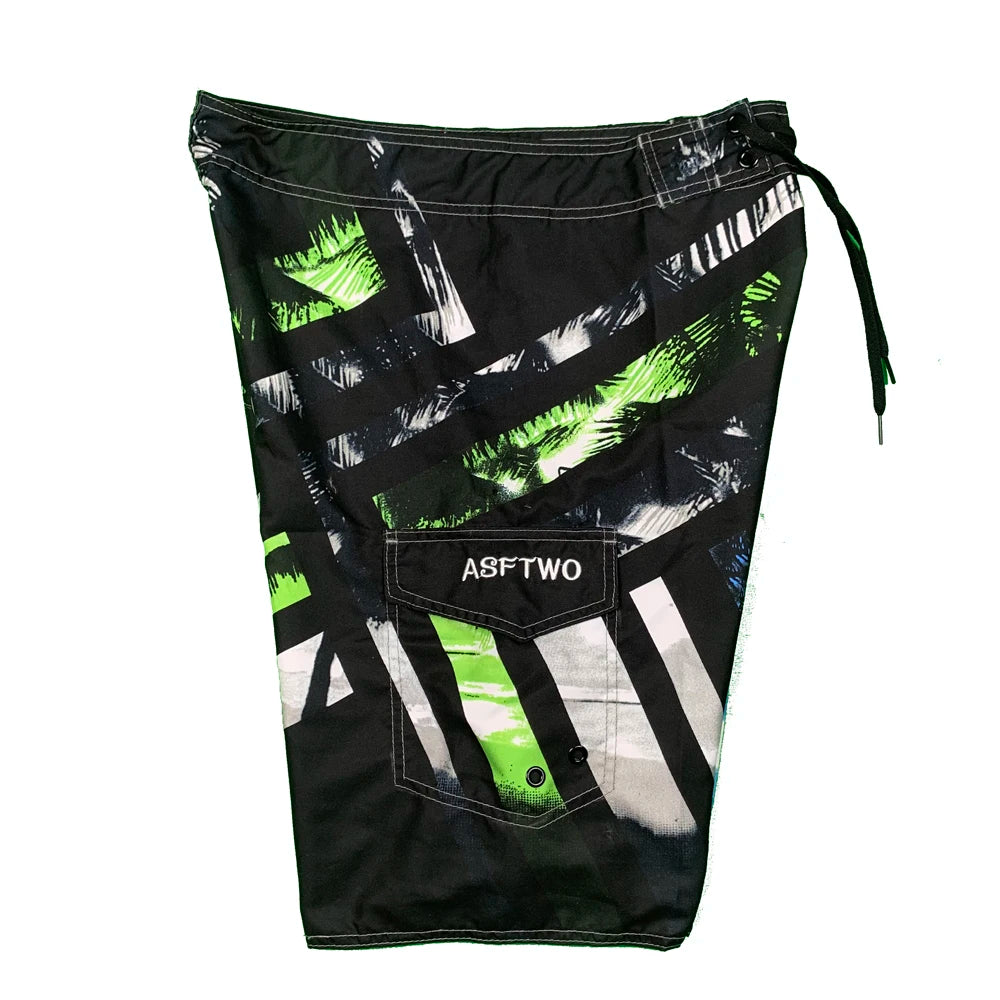 2024 New Printed Men's Swimming Shorts Surfing Beach Pants Running Shorts Bermuda Plate Pants Casual Fitness Pants Swimwear