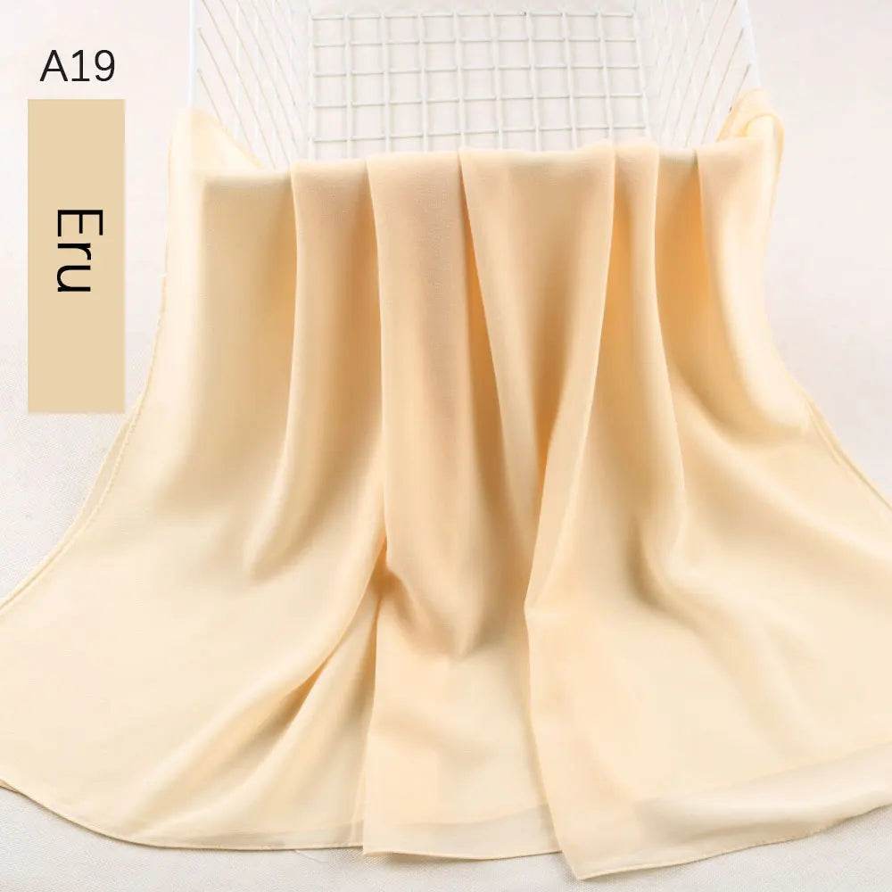 Muslim Women Chiffon Hijab Scarf Chiffon Soft Hijabs Shawl Long Scarves Wrap Headscarves For Muslim Fashion - AIAZ