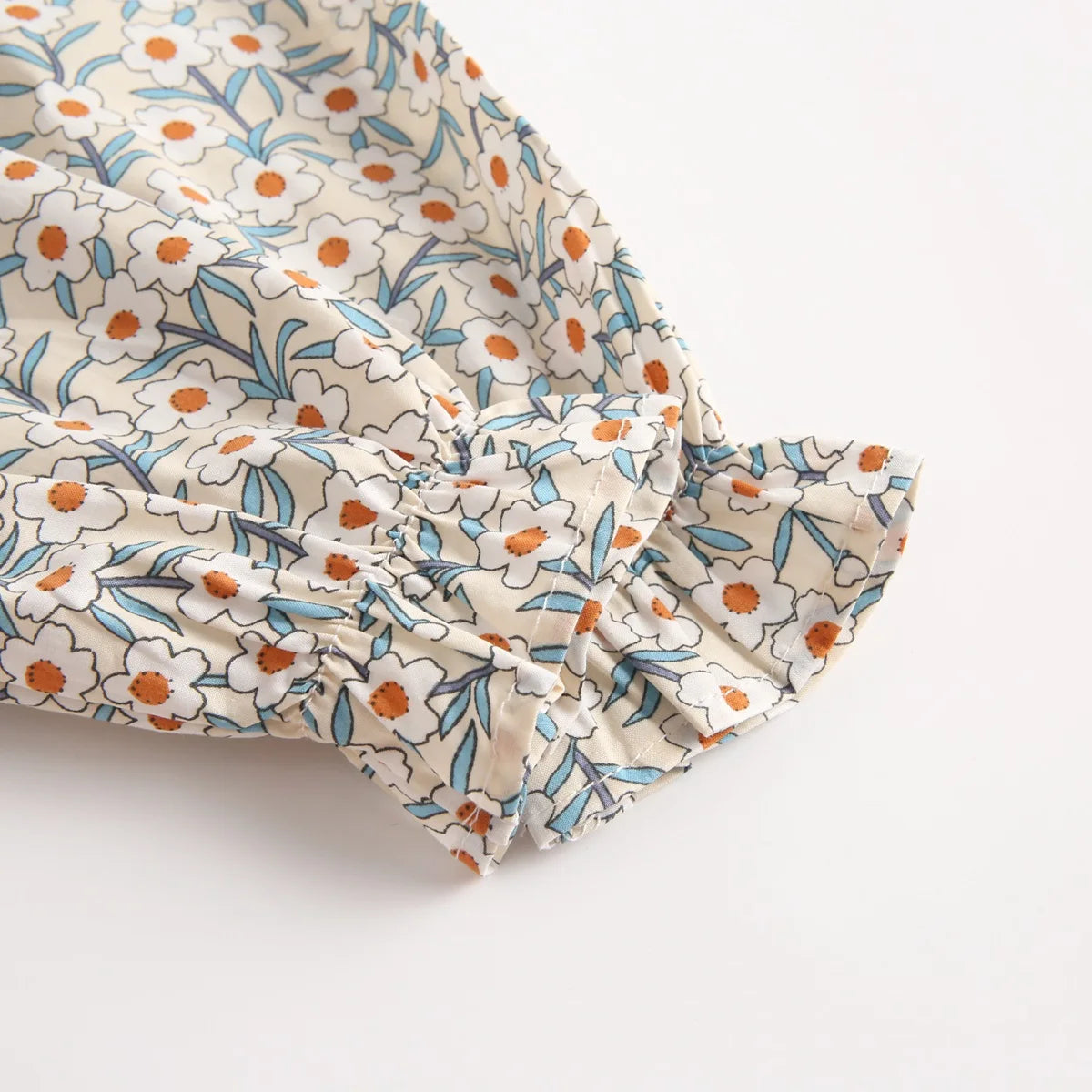 Sanlutoz Princess Newborn Baby Girl Bodysuits Long Sleeve Cotton Baby Clothes Flowers Plaid Cute