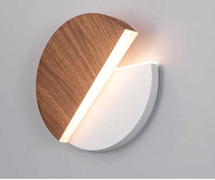 LED Wall Lamp 360 Degree Rotation Adjustable Bedside Lights White Black Creative Wall Light  Modern Bedroom Loft Aisle Lamps