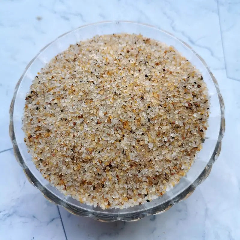 500g Natural Crystal Sand Fish Tank Bottom Sand Landscaping Decorative Stone Aquarium Aquatic Sand Turtle Sands Decorations