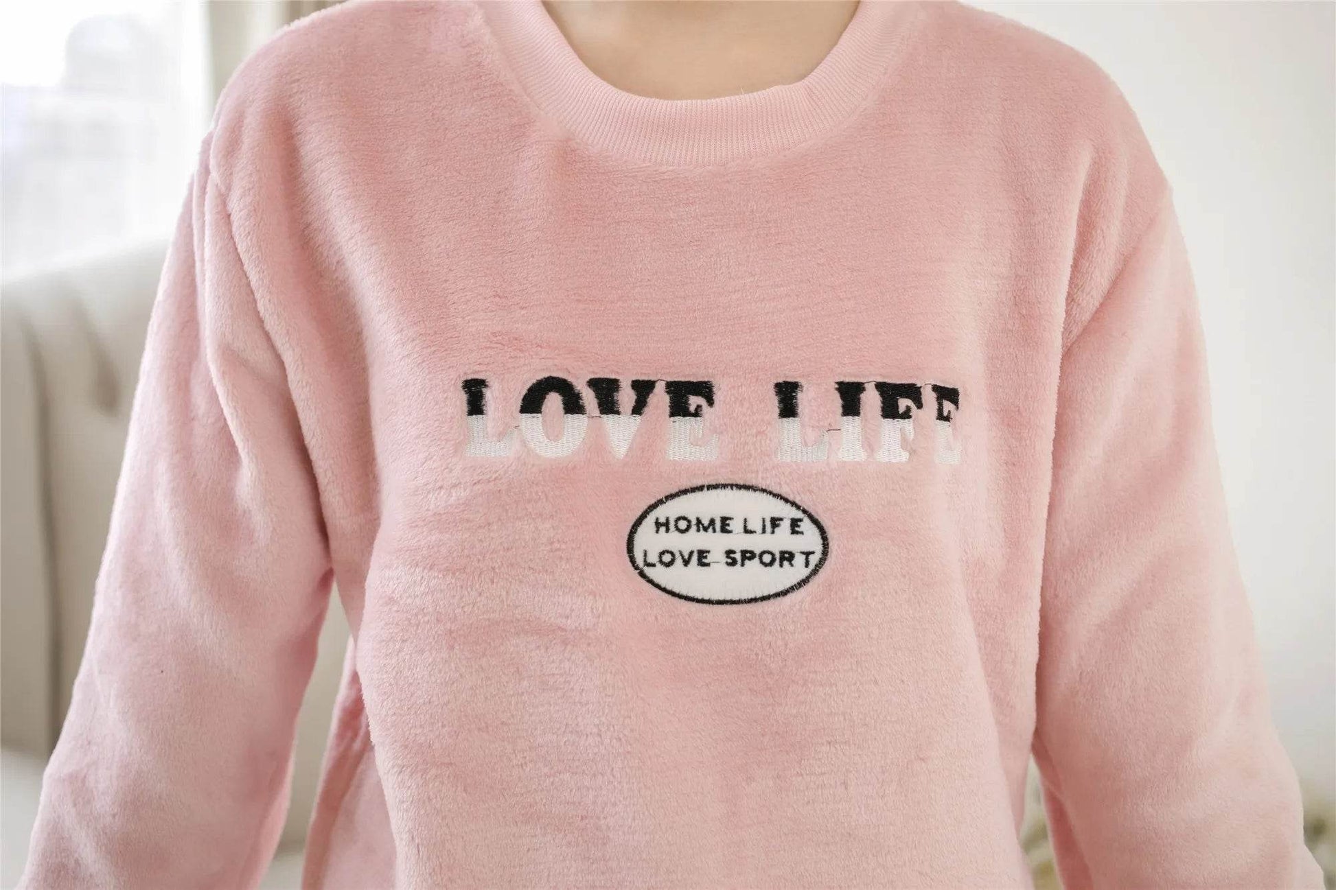 Women Pajamas Autumn Winter Flannel Warm Woman Sleepwear Korean cute Cartoon Pajama Set Fashion Pijama Mujer Home Cloth Pyjamas - AIAZ