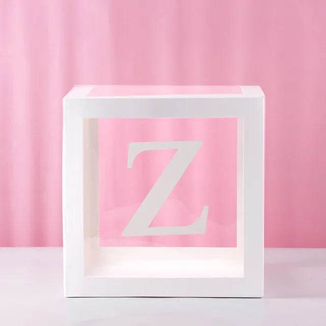 First Birthday Balloon Boxes For Party Decorations 1st Birthday Balloon Garland Decor with ONE Letter Boy Girl Baby Shower Decor - AIAZ