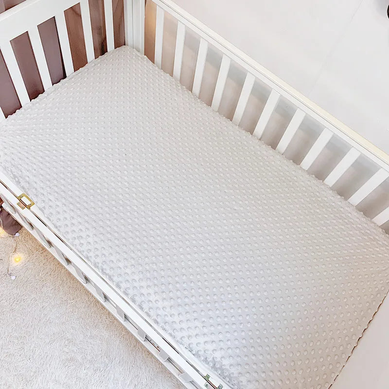 Soft Warm Baby Bed Sheet Crib Newborn Bedding Set for Children Kids Bubble Mattress Baby Bed Linen Cover Blanket Winter Sabanas