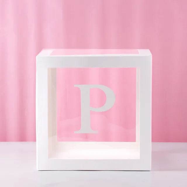 First Birthday Balloon Boxes For Party Decorations 1st Birthday Balloon Garland Decor with ONE Letter Boy Girl Baby Shower Decor - AIAZ
