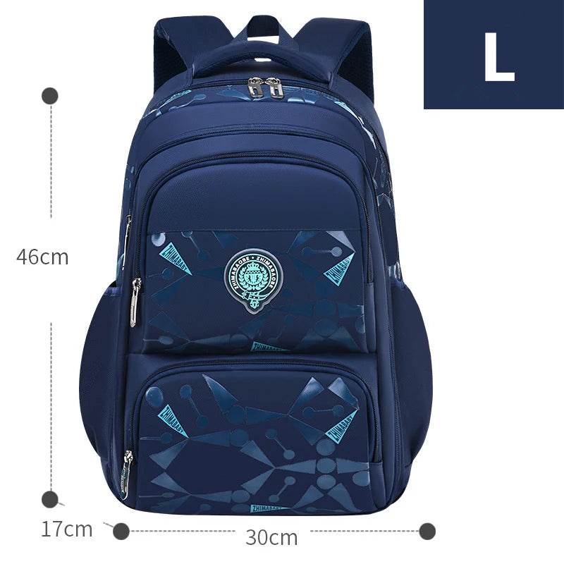 Primary School Backpacks Waterproof Children School Bags For Boys kids Travel Backpack Orthopedic School bag Mochila Infantil - AIAZ