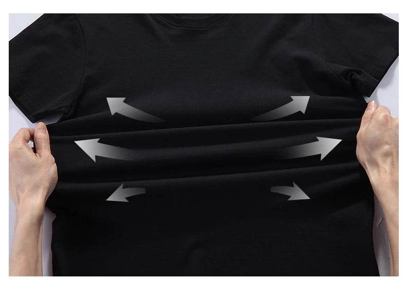 Mens T Shirts 2025 Male Summer Cotton Short Sleeve Fashion Bottoming Tops Round Neck White Tee Oversized T-shirt Men Clothing - AIAZ