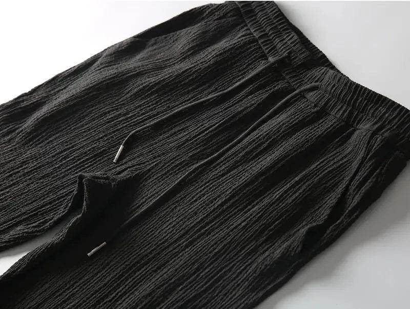 (Shirt + trousers)2025 summer men fashion classic shirt men's business casual fashion shirts men A set of clothes size M-4XL - AIAZ