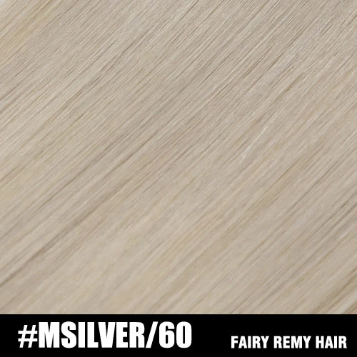 Fusion Keratin Bond Human Hair Extensions Capsule U Nail Tip Real Remy Pre Bonded Hair Platinum Blonde 16" 18" 20" 22" 0.8g/Pc