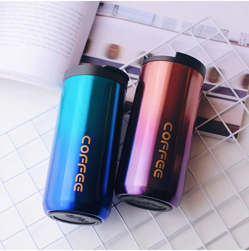 Xiaomi 400ml/500ml Double Stainless Steel 304 Coffee Mug Leak-Proof Thermos Bottle Mug Travel Thermal Cup Portable Youpin Gifts