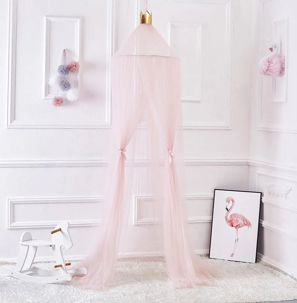 Baby Canopy Mosquito Net for Bed Baby Bed Mosquito Net Canopy Tulle Curtains Hanging Crib Mosquito Net Children's Room Decor