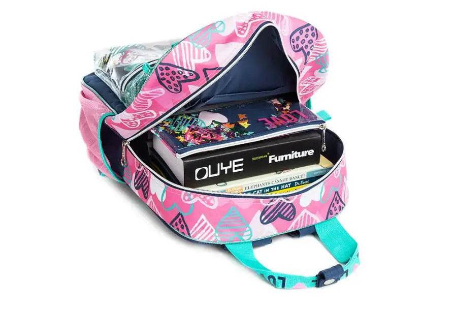 School Wheeled backpack Bag School bag with wheels Trolley Satchel bag Kids School Rolling backpack for girls School Trolley Bag - AIAZ