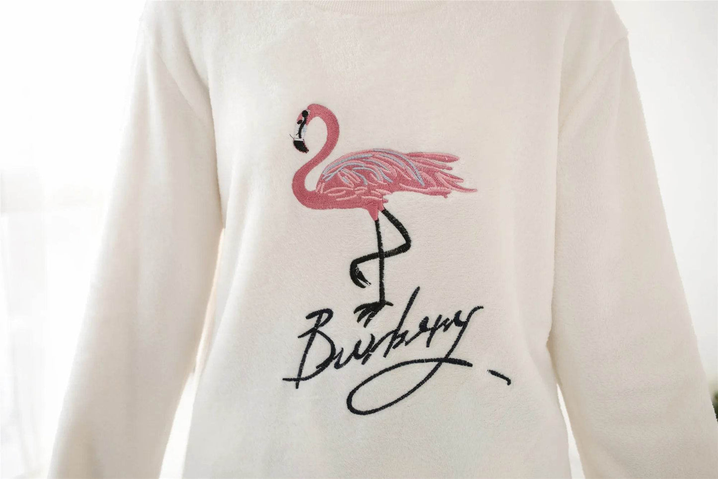 Women Pajamas Autumn Winter Flannel Warm Woman Sleepwear Korean cute Cartoon Pajama Set Fashion Pijama Mujer Home Cloth Pyjamas - AIAZ