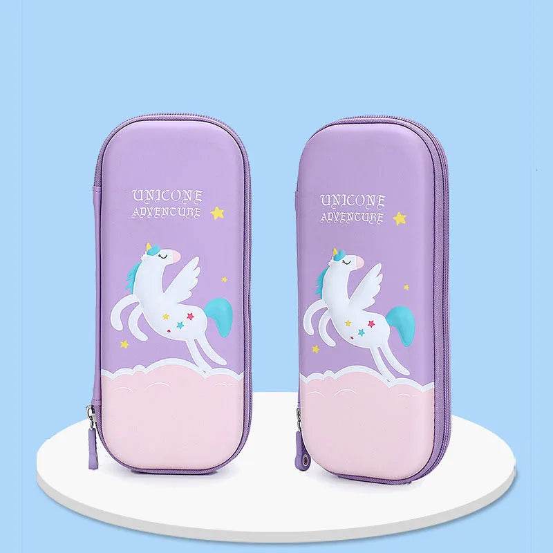 3pcs/set Sequins Unicorn Backpack Fashion Girl Glitter School Book Bag Girls Cute Hologram Laser PU Leather Travel Backpacks - AIAZ
