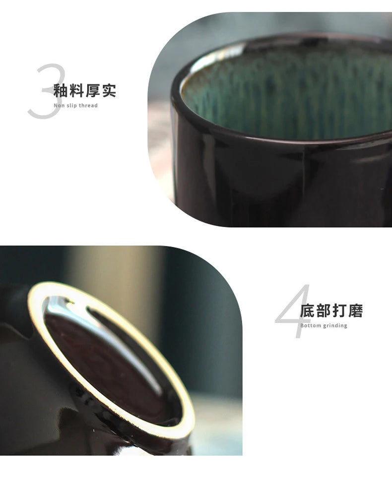 Malachite Green Ceramic Plates And Bowls Set Eco Friendly Porcelain Dinner Cutlery Set Kitchen Dish Plate Spoon Accessories