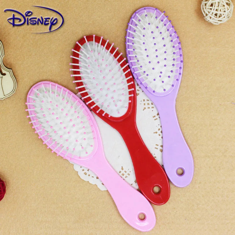 Princess Minnie Frozen Comb Cartoon Cute Beauty fashion toys Curly Hair Brush Combs Anti-static Brush Comb Disney