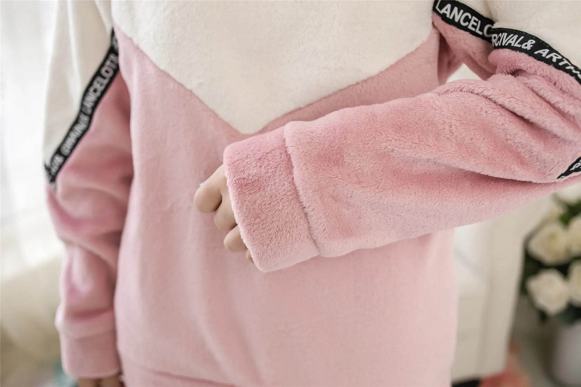 Women Pajamas Autumn Winter Flannel Warm Woman Sleepwear Korean cute Cartoon Pajama Set Fashion Pijama Mujer Home Cloth Pyjamas - AIAZ