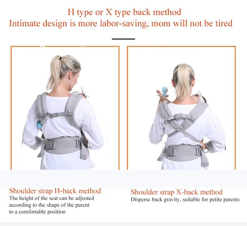 Breeze Omni Baby Carrier Multifunction Breathable Infant Carrier Backpack Kid Carriage Toddler baby Sling Wrap Suspenders 360