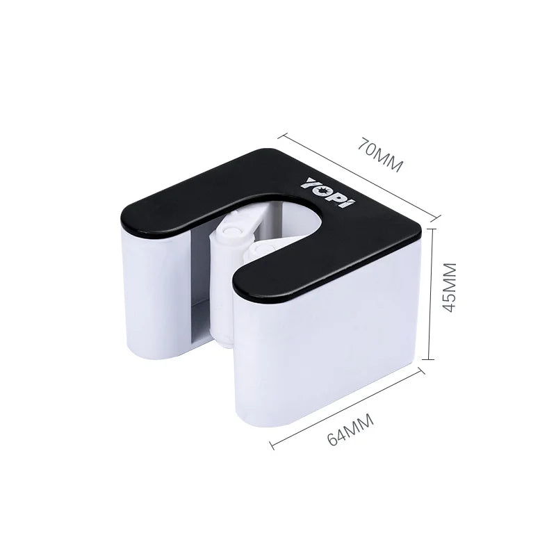 Wall Mounted Mop Storage Shelf  Rack Broom Organizer Hooks Holder Self-Adhesive Bathroom Kitchen Garden Garage Storage Tool
