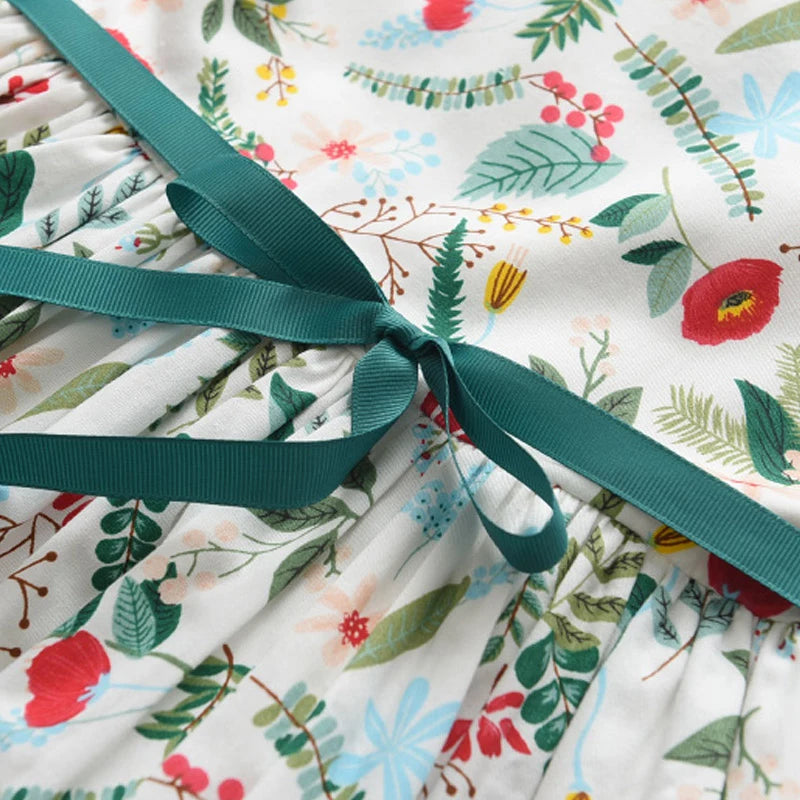 Bear Leader Floral Girls Dress Floral Kids Dresses Girls Princess Dress Children Clothes Girls Dress Casual Wear 3 7Y Vestido