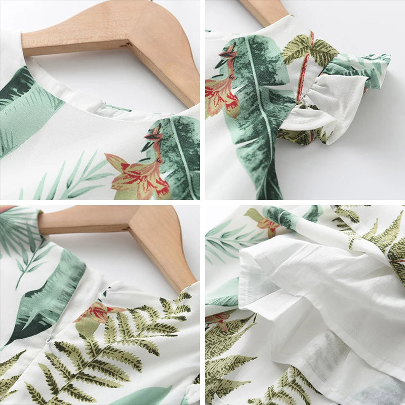 Bear Leader Floral Girls Dress Floral Kids Dresses Girls Princess Dress Children Clothes Girls Dress Casual Wear 3 7Y Vestido