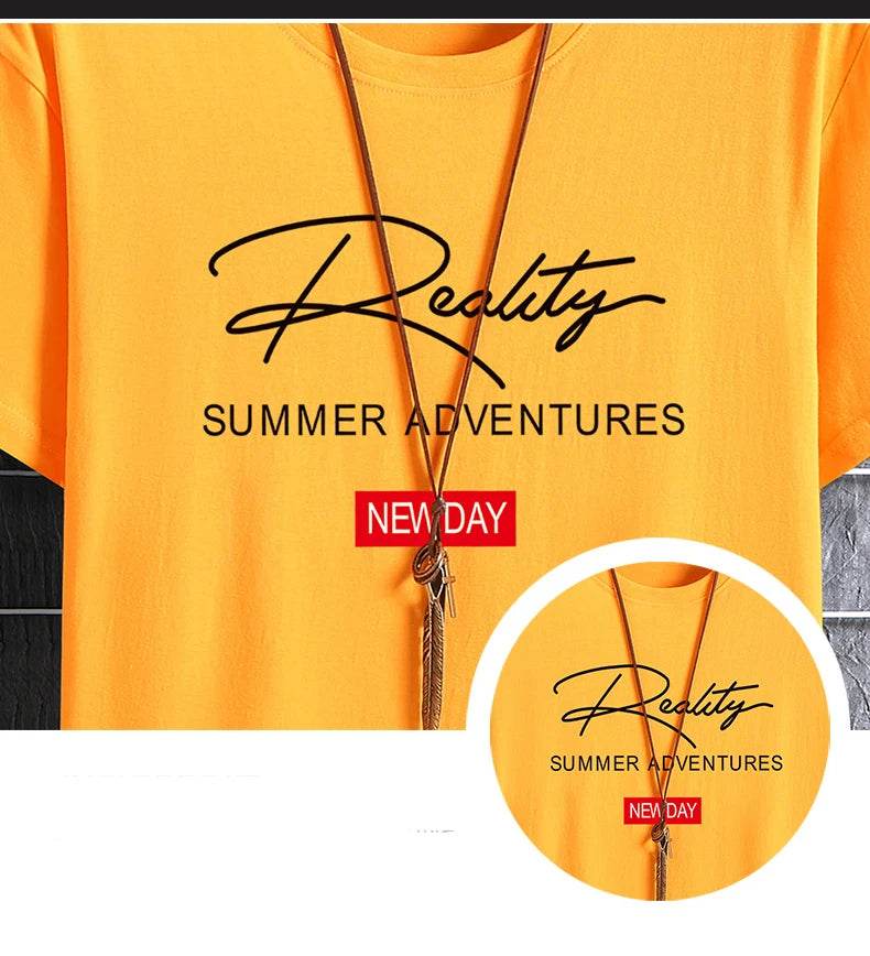 Mens T Shirts 2025 Male Summer Cotton Short Sleeve Fashion Bottoming Tops Round Neck White Tee Oversized T-shirt Men Clothing - AIAZ