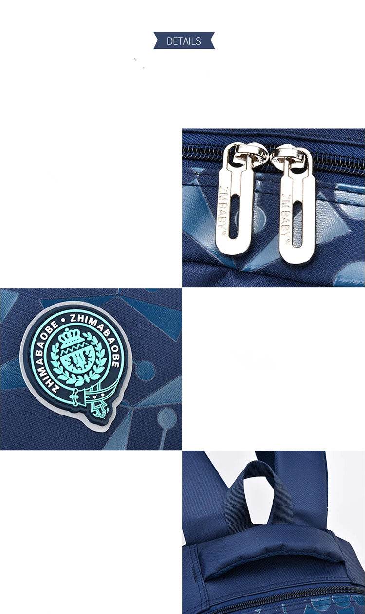 Primary School Backpacks Waterproof Children School Bags For Boys kids Travel Backpack Orthopedic School bag Mochila Infantil - AIAZ