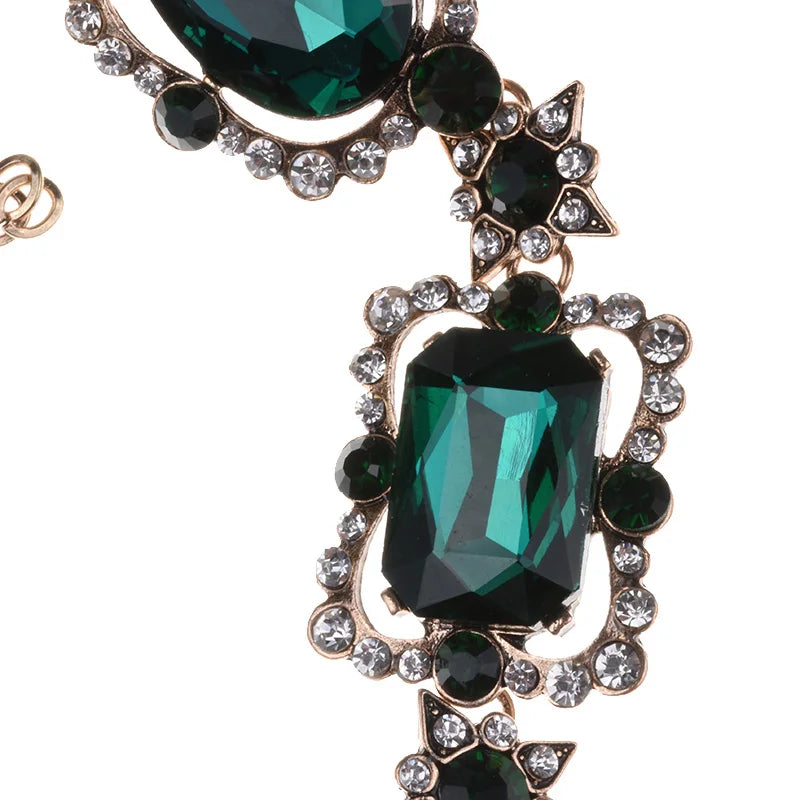 Luxury Austrian Crystal Glass Choker Necklace Women Jewelry Best Friendship Statement Necklaces Pendants For Bridal Wedding