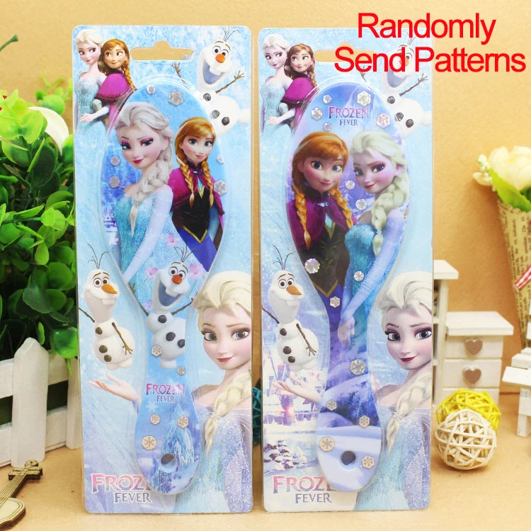 Princess Minnie Frozen Comb Cartoon Cute Beauty fashion toys Curly Hair Brush Combs Anti-static Brush Comb Disney
