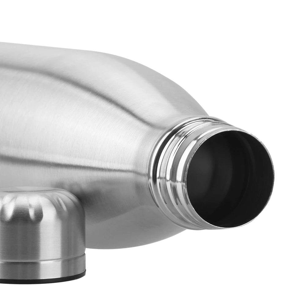 Stainless Steel 350ML 500ML 750ML 1000ML Water Cola Bottle Single Wall Water Bottle Outdoor Travel Sports Drink Bottles - AIAZ