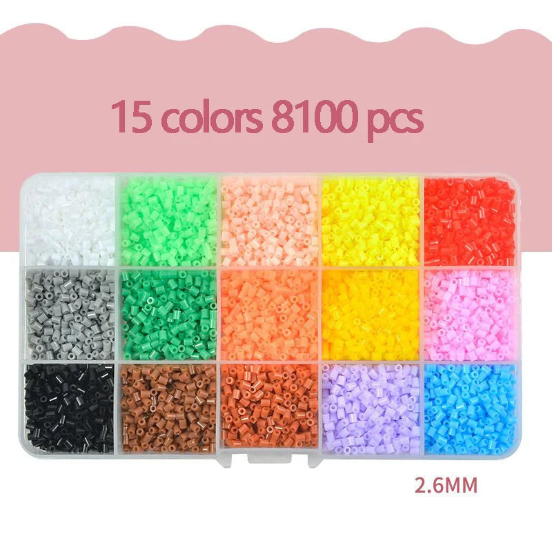 2.6mm 24/48colors Hama beads Education Iron beads 3D puzzle Beads lroning Guarantee perler Fuse beads diy toy miçangas
