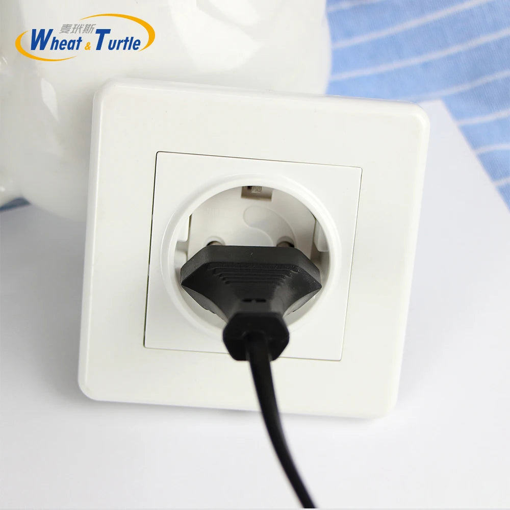 10pcs EU Stand Power Socket Cover Electrical Outlet Baby Child Safety Guard  Electric Shock Proof Plugs Protector Rotate