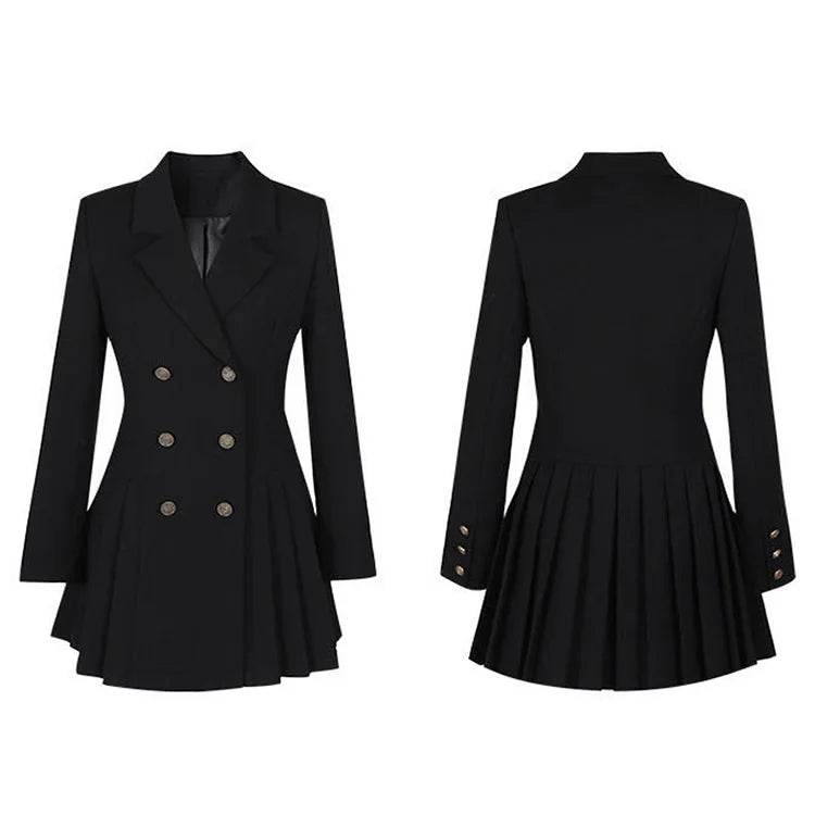 Women Business Suit Fashion Hepburn Sexy Little Black Dress Female French Style Elegant Vestidos Office Lady Autumn Outfit - AIAZ