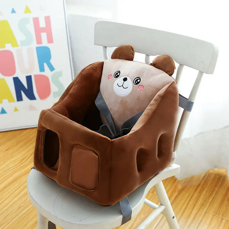 Portable Baby Learning To Sit Chair Sofa Multi-function Cartoon Kids Dining Seat Only Cover NO Filling For Toddler ChildrenLB654