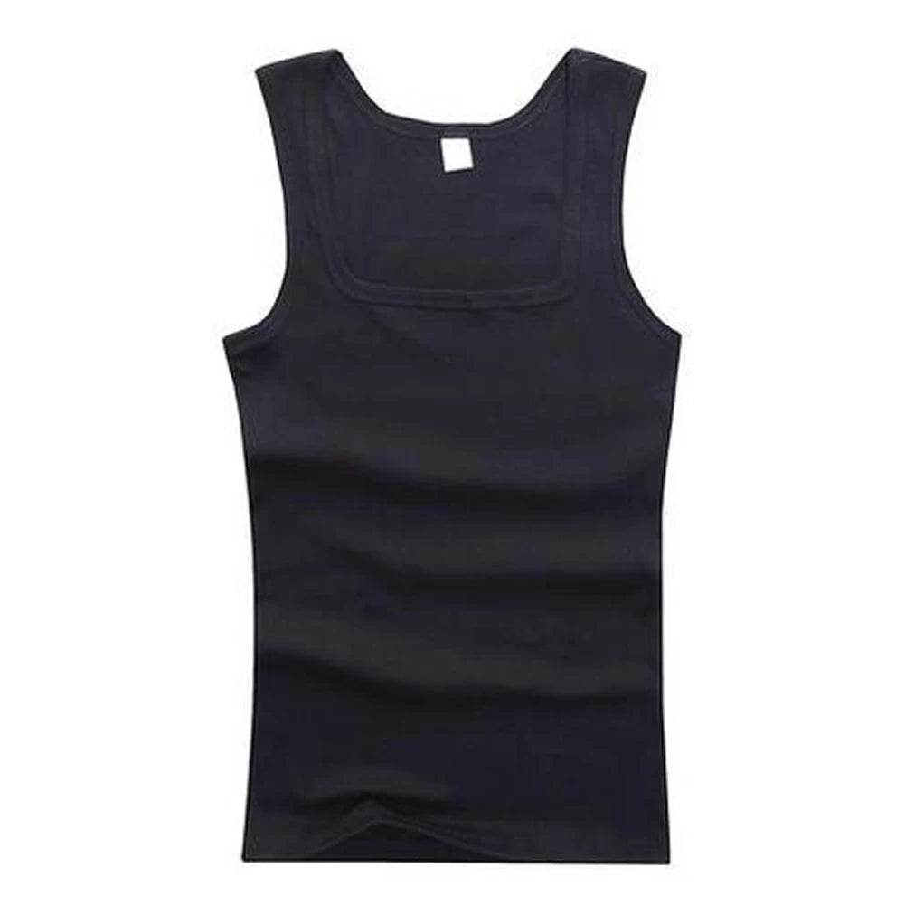 2020 Summer Plus Size Men Clothing Tank Tops Black White Gray Singlets Sleeveless Fitness Men Vest Casual Bodybuilding Vest New - AIAZ