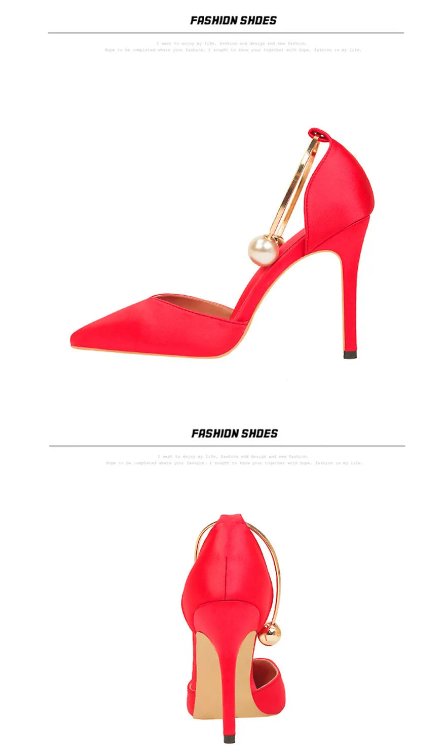2025 New Elegant Pearl Metal Buckle High Heels Women Sandals Korean Fashion Soft Silk Pointed Ladies Shoes Party Sandals Shallow