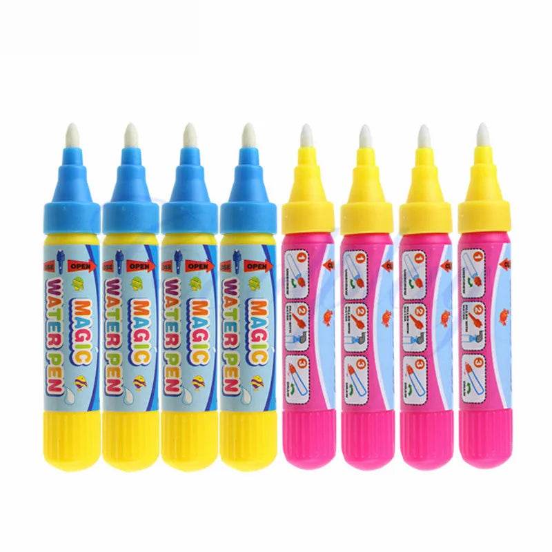 Doodle Pen Magic Pen Painting Mat Toys Pen Writing Mat Pen Water Drawing Toys Replacement Tool Educational Toys for Kids - AIAZ