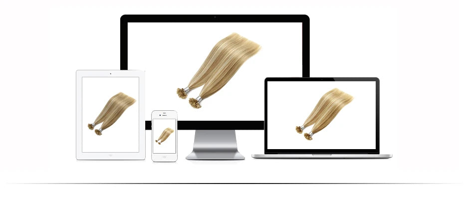 Fusion Keratin Bond Human Hair Extensions Capsule U Nail Tip Real Remy Pre Bonded Hair Platinum Blonde 16" 18" 20" 22" 0.8g/Pc