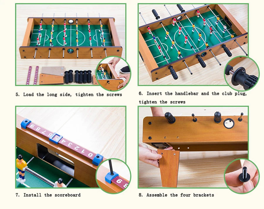 Football Table Games Foosball Table Soccer Tables Party Board Mini Balle Baby Foot Ball Desk Interaction Game Kid Player Gift T4