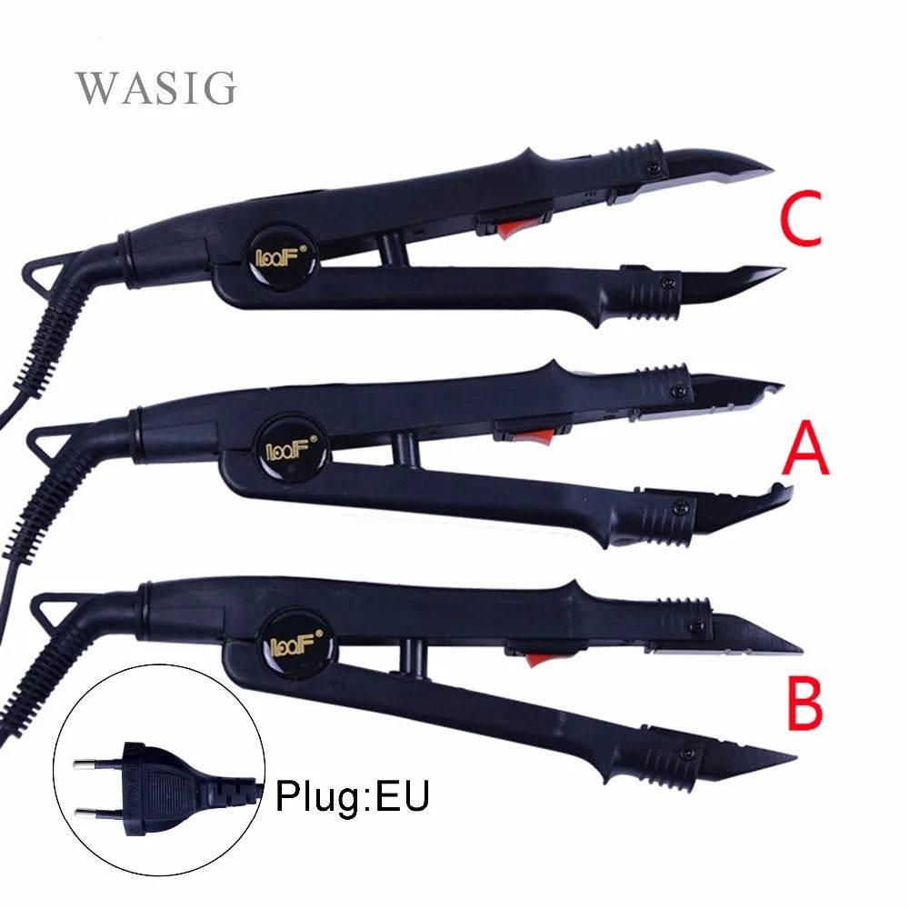1pc JR-611 A/B/C tip Constant Heat Iron Hair Connectors Hair Extensions Tools Fusion Iron Wand Iron Melting Tool+EU outlet - AIAZ