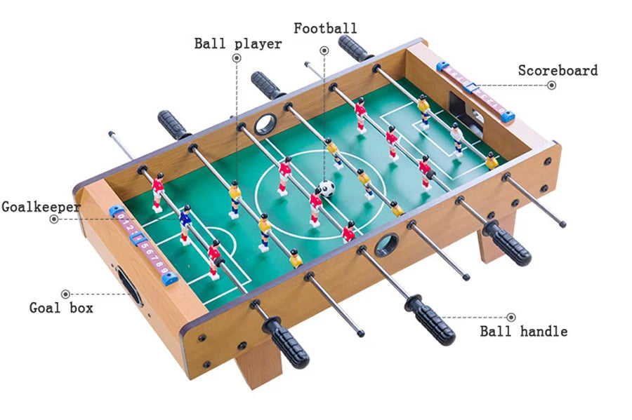 Football Table Games Foosball Table Soccer Tables Party Board Mini Balle Baby Foot Ball Desk Interaction Game Kid Player Gift T4