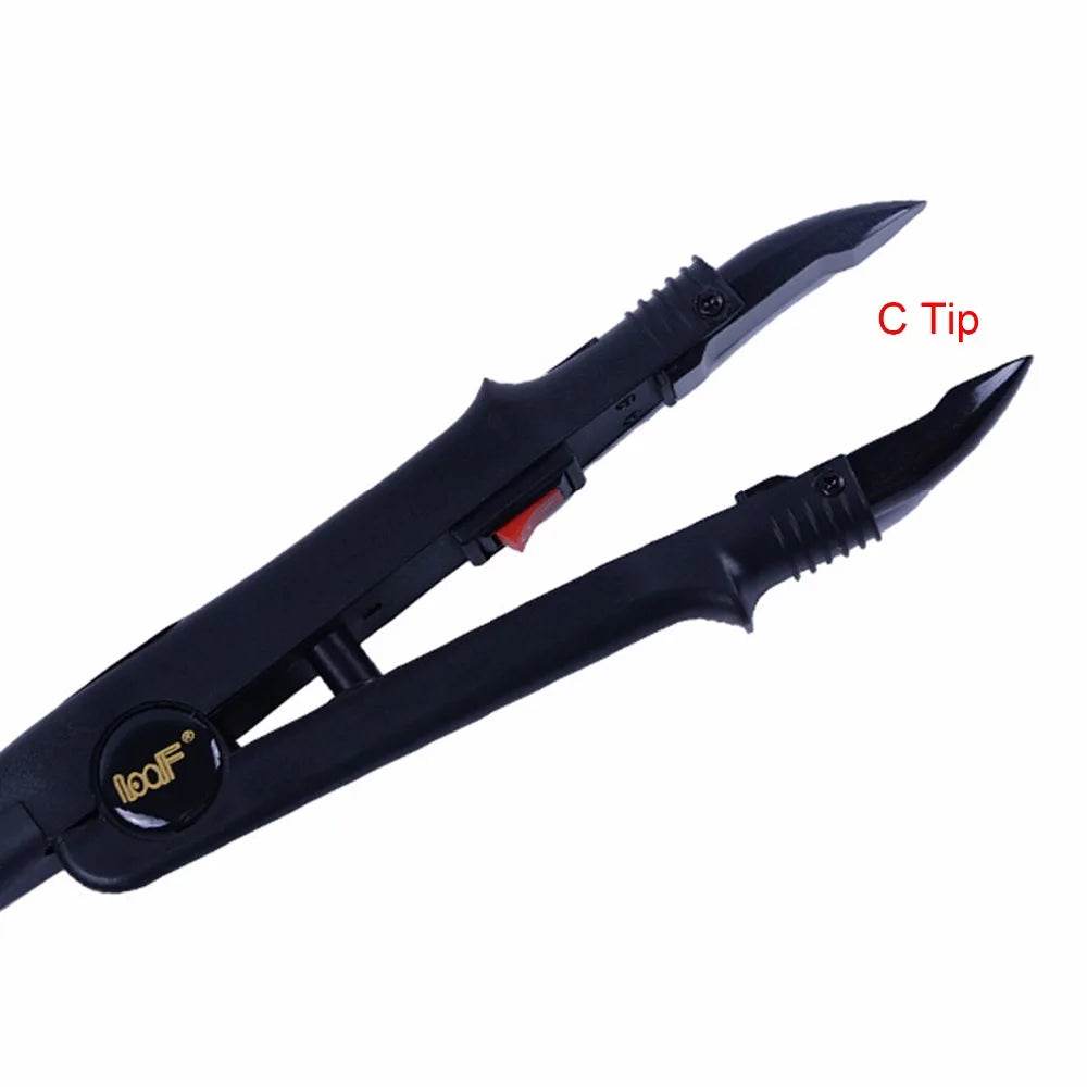 1pc JR-611 A/B/C tip Constant Heat Iron Hair Connectors Hair Extensions Tools Fusion Iron Wand Iron Melting Tool+EU outlet - AIAZ