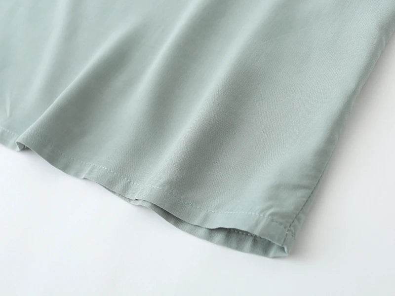 Breathable 2PCS Pajama Short Sleeve Printed Pijama Mujer Femme Loose Nightwear Suit Female Casual Homewear Pajama Set For Women - AIAZ