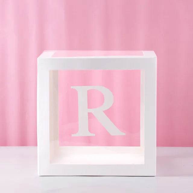 First Birthday Balloon Boxes For Party Decorations 1st Birthday Balloon Garland Decor with ONE Letter Boy Girl Baby Shower Decor - AIAZ