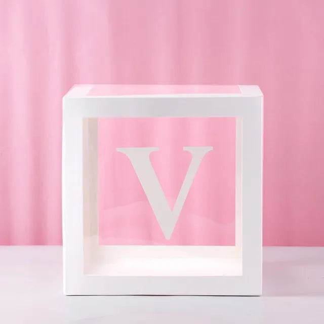 First Birthday Balloon Boxes For Party Decorations 1st Birthday Balloon Garland Decor with ONE Letter Boy Girl Baby Shower Decor - AIAZ
