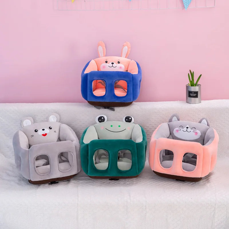 Portable Baby Learning To Sit Chair Sofa Multi-function Cartoon Kids Dining Seat Only Cover NO Filling For Toddler ChildrenLB654